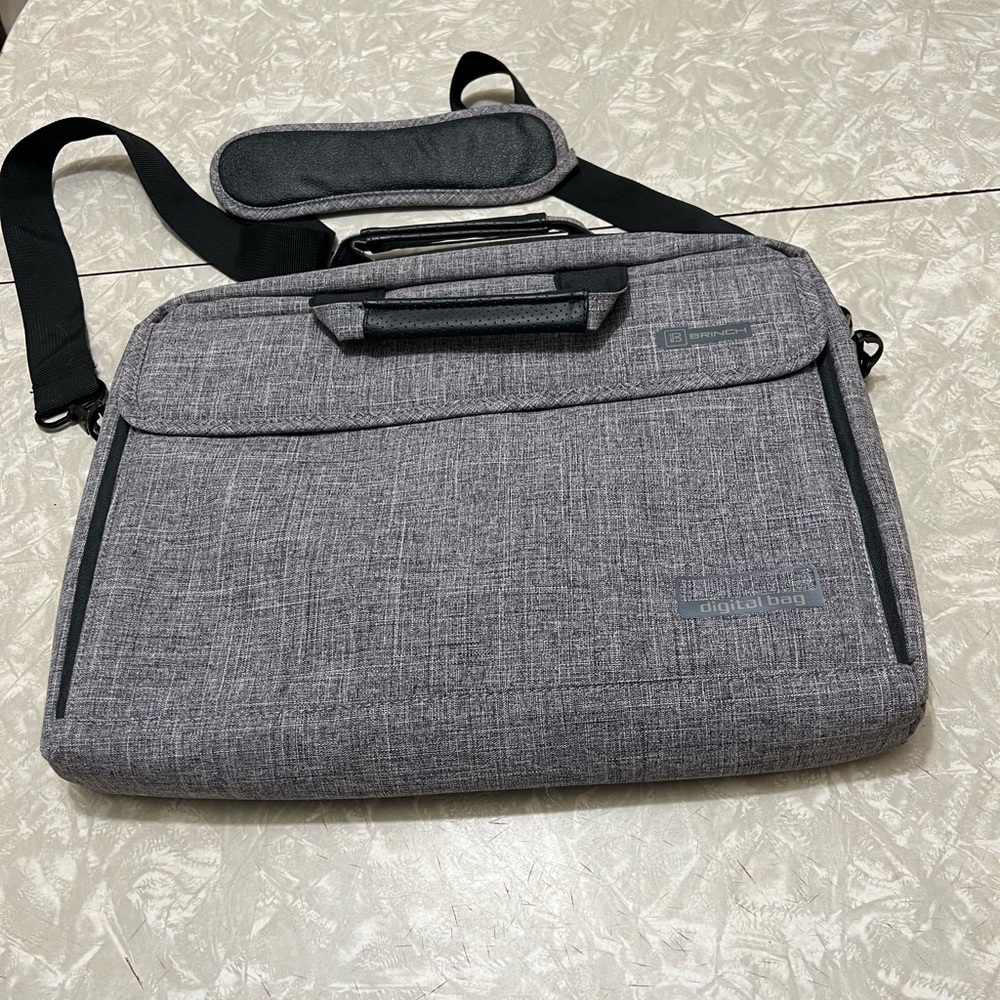NWOT Grey Laptop Bag